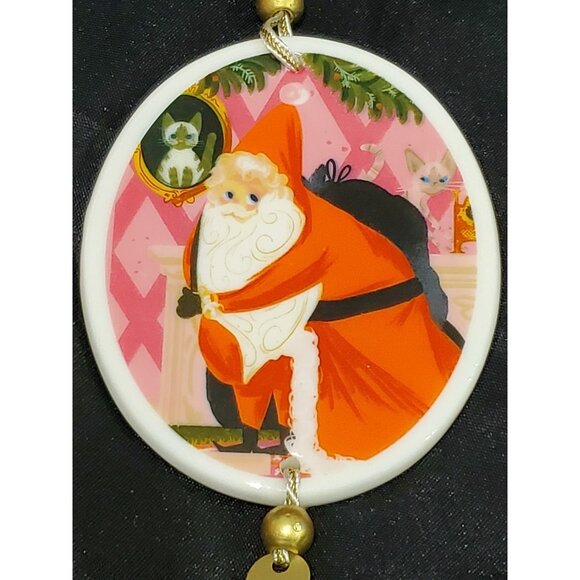 Target Wondershop WHIMSICAL SANTA & CATS Christmas Ornament 2022 James Jeffers - Picture 2 of 7
